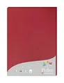 Produktbild: Clairefontaine 24212C Packung mit 25 Karten Pollen 210g, DIN A4, 21 x 29,7cm, Kirschrot