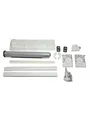 Produktbild: Schellenberg Aufsatzrollladen Komplettset PVC Mini  80 x 100 cm weiß/grau, 20097