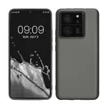 Produktbild: kwmobile Handyhülle für Xiaomi 13T / 13T Pro Hülle - Silikon Case metallisch schimmernd - Schutzhülle Cover - Metallic Grau