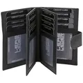 Produktbild: LEAS Kreditkartenmappe mit RFID Schutz Echt-Leder, schwarz Card-Collection