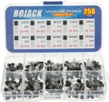 Produktbild: BOJACK 250 Stück Transistoren 10 Werte PNP NPN A1015 BC337 2N2222 C1815 Set
