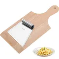 Produktbild: Westmark Spätzle-Set, Spätzle-Holzbrett und Edelstahlschaber für die traditionelle Zubereitung von Spätzle, Holz/Rostfreier Edelstahl, Hellbraun/Silber, 61162240