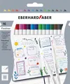 Produktbild: EBERHARD FABER 551516 - Fineliner Set mit 16 Stiften, Marker in leuchtenden Farben, 0,4 mm Strichbreite