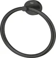 Produktbild: Grohe Start Handtuchring matt black klebbar