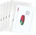 Produktbild: 2 bis 40x herlitz Prospekthülle, DIN A5, glasklar, 0,050 mm - SPARE BIS ZU 67%
