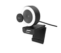 Produktbild: Hama QHD Webcam mit Ringlicht, Mikrofon & Fernbedienung - ideal für Webcam