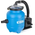 Produktbild: COIL Filterpumpe, Sandfilterpumpe, Poolpumpe Filteranlage, 320 Filterbälle,Tankinhalt: 12,5l , Verbrauch: 100W, Wirkungsgrad: 4000 l/h,
