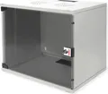 Produktbild: ROLINE 19 Zoll Wandgehäuse Basic 9 HE 540x400 BxT Bausatz grau - Wandgehäuse (26.21.0017)