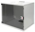 Produktbild: ROLINE 19-Zoll Wandgehäuse Basic 9 HE, 540x400 BxT Bausatz grau