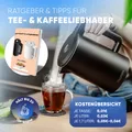 Produktbild: Stillstern Wasserkocher mit Temperatureinstellung [1,7L | 40-55-70-85-100°C], 12 Std. Warmhalten, Präzisionsausguss aus Edelstahl, Anti-Fingerprint, Schnelles Aufheizen [2200W], Leise, Stabiler Halt
