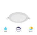 Produktbild: Braytron LED Einbaustrahler LED-Einbaupanel 12W ultraslim dimmbar 3-in-1 Farbtemperatur, LED fest integriert, Neutralweiß, Kaltweiß, Warmweiß