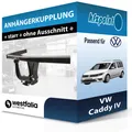 Produktbild: Für VW Caddy IV 05.2015-jetzt WESTFALIA Anhängerkupplung starr AHK