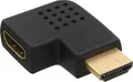 Produktbild: InLine® HDMI Adapter, Stecker / Buchse, seitlich links gewinkelt, 4K2K