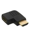 Produktbild: InLine HDMI-Adapter HDMI M bis W Schwarz links-gewinkelter Stecker (17600S)