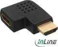 Produktbild: InLine HDMI Adapter, Stecker / Buchse, seitlich links
