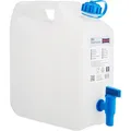 Produktbild: Hünersdorff Wasserkanister ECO 817500, 12 Liter lebensmittelecht, mit Schraubverschluss und Auslaufhahn