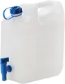 Produktbild: hünersdorff 817500 Wasserkanister ECO Ablasshahn Hahn Wasserauslauf Weiß 12 L