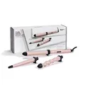 Produktbild: BaByliss Curl and Wave Trio Multistyler, Professionelles Lockenstab-Set mit 3 Aufsätzen für Locken, Wellen und Beach Waves, Keramikbeschichtung, pink, MS750E