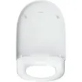 Produktbild: Duravit Univavo WC-Sitz D-shaped 0024490000 Absenkautomatik, abnehmbar, Scharniere Edelstahl, Weiß