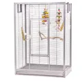 Produktbild: Montana Cages | Premium Vogelvoliere New Melbourne I Vogelkäfig für Sittiche, kleine Papageien, AVILON Pulverbeschichtet, Platinum Edition, ca. 80 x 50 x 110 cm