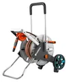 Produktbild: Gardena CleverRoll M Easy Metall Set: Schlauchwagen mit 60 m Kapazität, sehr standfest, stabile Schlauchführung, inkl. 25m Schlauch (18547-20)