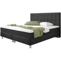 Produktbild: Boxspringbett - anthrazit - H3 - 180x200 cm