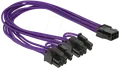 Produktbild: DELOCK 83704 - Adapter 6-pin PCIe - 2x 8-pin PCIe