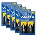 Produktbild: 5x Varta Super Life Mono D MN1300 R20 LR20 1,5V Zink Kohle Batterien Typ 2020