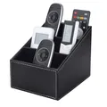 Produktbild: TV-Aufbewahrungsbox für Fernbedienung mit 3 Fächern PU-Leder Organizer Organi...