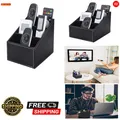 Produktbild: TV-Aufbewahrungsbox für Fernbedienung mit 3 Fächern, PU-Leder, Organizer,