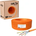 Produktbild: 50m CAT.7a Netzwerkkabel LAN Kabel Verlegekabel AWG 23 Reines Kupfer S/FTP Pi...