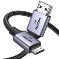 Produktbild: UGREEN Mini HDMI Kabel 8K Mini HDMI auf HDMI Kabel Mini HDMI 2.1 Kabel mit Ethernet 3D Full HD 1080P HDR ARC kompatibel mit Raspberry Pi 4, Kamera, TV usw.(2M)