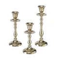 Produktbild: Boltze Kerzenständer Vicco 3-teilig (gold, Kerzenhalter aus Metall, Dekoration Esstisch / Kommode, edles Design, ohne Kerzen) 2013367