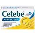 Produktbild: CETEBE ABWEHR plus Vitamin C+Vitamin D3+Zink Kaps. 60 St