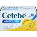 Produktbild: CETEBE ABWEHR plus Vitamin C+Vitamin D3+Zink Kaps. 60 St PZN02411150
