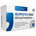 Produktbild: IBUPROFEN ADGC® 400mg bei Kopfschmerzen, Zahnschmerzen und Fieber