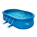Produktbild: Fast-Set-Pool-Set 'Quick' 457 x 305 x 107 cm mit Einstiegsleiter und Filtersystem