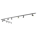 Produktbild: Qazqa Schienensystem-Sets Jeana, 476 cm, (1-tlg), GU10, Schwarz, Modern, Aluminium, Deckenstrahler 10-flammig