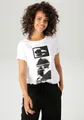 Produktbild: Aniston CASUAL T-Shirt mit Samt verziertem, extravaganten Frontdruck