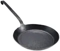 Produktbild: Turk 65534 Eisenpfanne mit flachen Hakenstiel freiform warmgeschmiedet, Durchmesser 34 cm