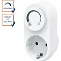 Produktbild: REV Zwischenstecker mit integr. LED-Dimmer, weiß EMD201 20270112 - Weiß