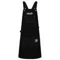 Produktbild: Black Forest Fox COMFORT Arbeits - Grillschürze BBQ Kochschürze Canvas Schwarz