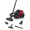 Produktbild: Bosch Staubsauger Serie 4, BGS21CAR, ohne Beutel, mit Kabel, 750 Watt rot