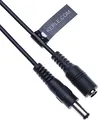 Produktbild: DC-Verlängerungskabel mit 2,1 mm / 5,5 mm Stecker auf Buchse 2m Anschluss CCTV-Netzkabeladapter Kompatibel mit CCTV Security Camera, IP Camera, DVR Standalone, LED Strip, Monitors (Schwarz)
