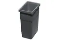 Produktbild: SO-TECH® Mülltrennsystem Ninka eins2vier Abfallsammler 6 Liter, 210 x 140 x 275 mm dunkelgrau 5135.11