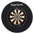 Produktbild: Kings Dart Dart-Wandschutz Dart-Set Profi, Für Steel- und Softdarts geeignet schwarz