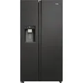 Produktbild: HAIER HSW79F18DIPT SBS 90 SERIE 7 Side-by-Side (601 l, D, 1775 mm hoch, Edelstahl schwarz)