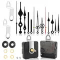 Produktbild: 2 Stücke Geräuschloses Uhrwerk Set, Lautlos Uhrwerk Mechanismus, DIY Uhr Ersatzteile, Uhrwerk für Wanduhr, mit 5 Sätze Uhrzeiger, Leise,Für Clock Ersatzteile Ersatz, Teile Reparatur-Kit (18mm, 24mm)