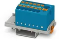 Produktbild: Phoenix Contact Verteilerblock - PTFIX 6/12X2,5-NS35 BU, 24A, 0,14-4mm², blau (3273090)
