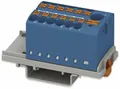 Produktbild: PHOENIX CONTACT PTFIX 6/12X2,5-NS35 BU Verteilerblock, Block mit senkrechter Ausrichtung und integrierter Einspeisung, 690 V, 24 A, Anzahl der Anschlüsse 13, Querschnitt 0,14 mm²-4 mm², Blau, 8 Stück